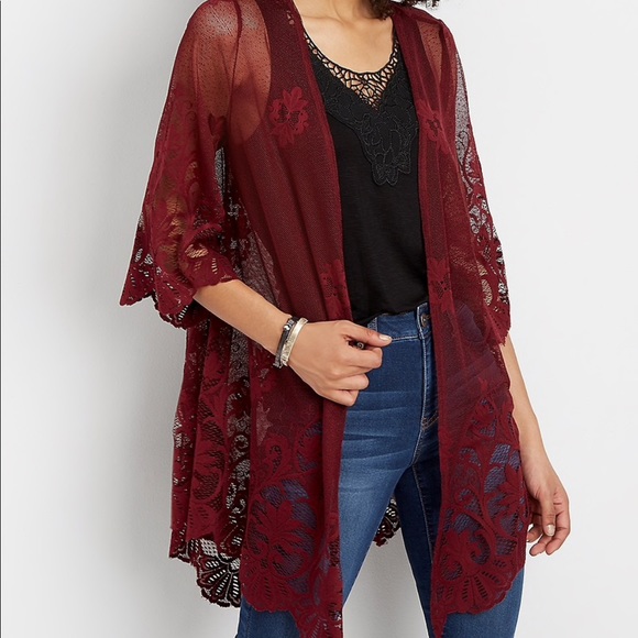 miami Tops - ♥️HP♥️ Miami lace kimono